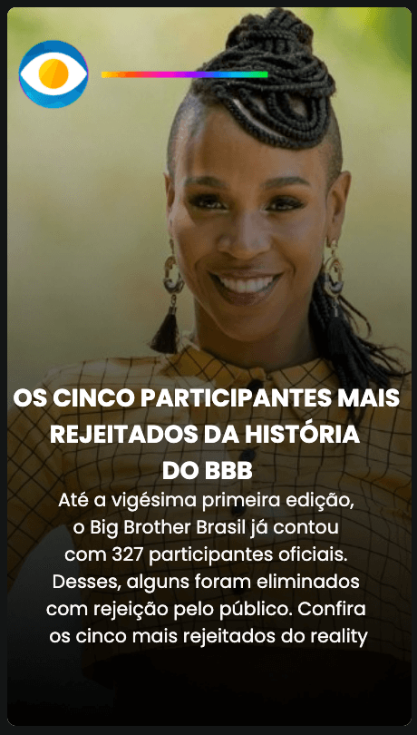 Os cinco mais rejeitados do BBB