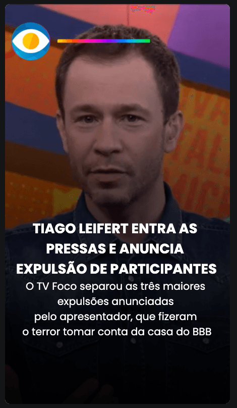 Tiago Leifert entra às pressas e expulsa no BBB