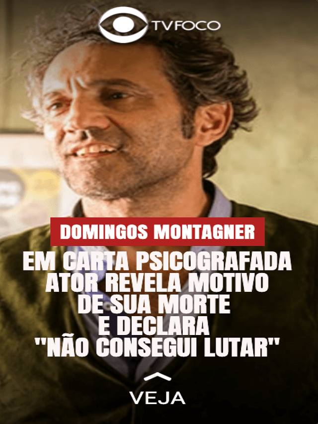 Carta psicografada de ator é revelada