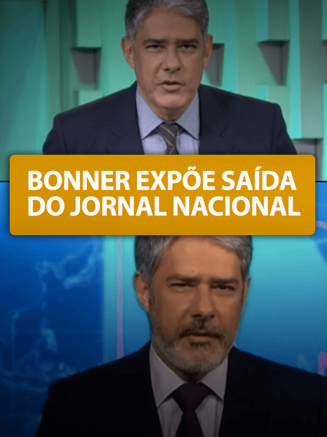 Bonner anuncia saída do JN