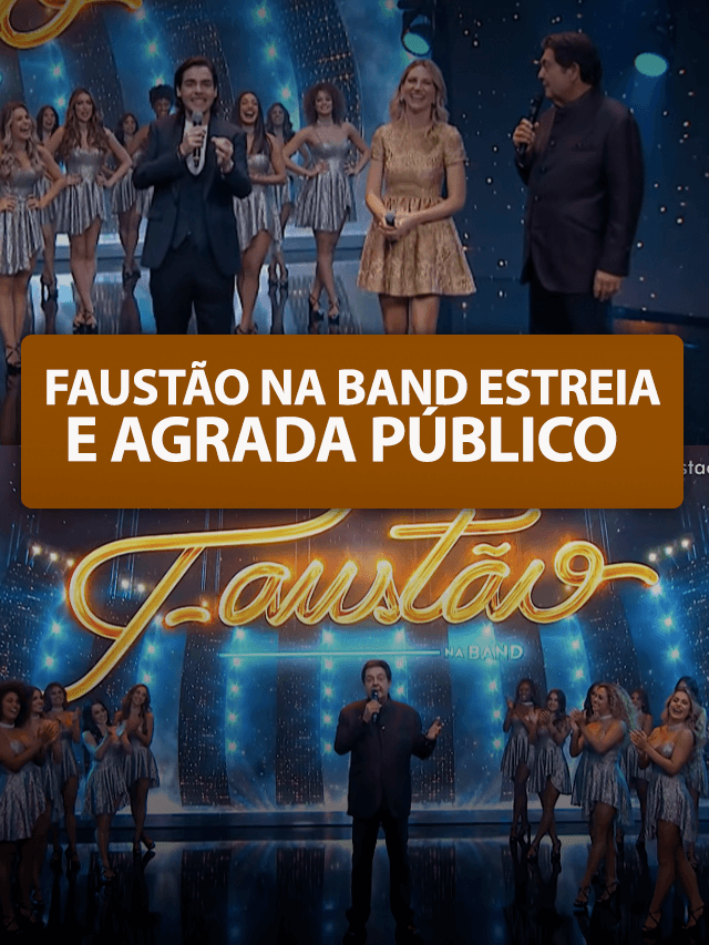 Faustão na Band estreia e promete