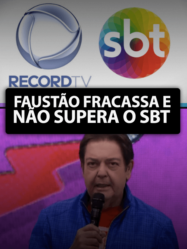Faustão fracassa na Band e não supera SBT