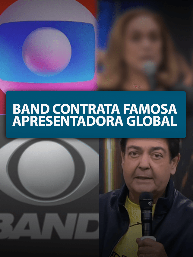 Faustão leva apresentadora da Globo pra Band