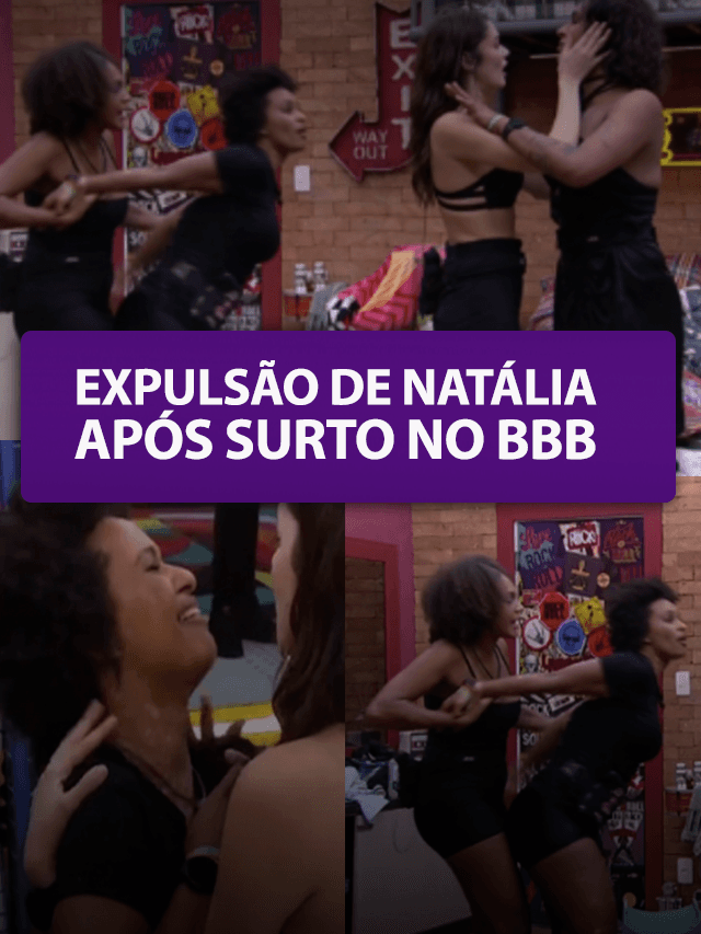 Natália expulsa do BBB, após surto