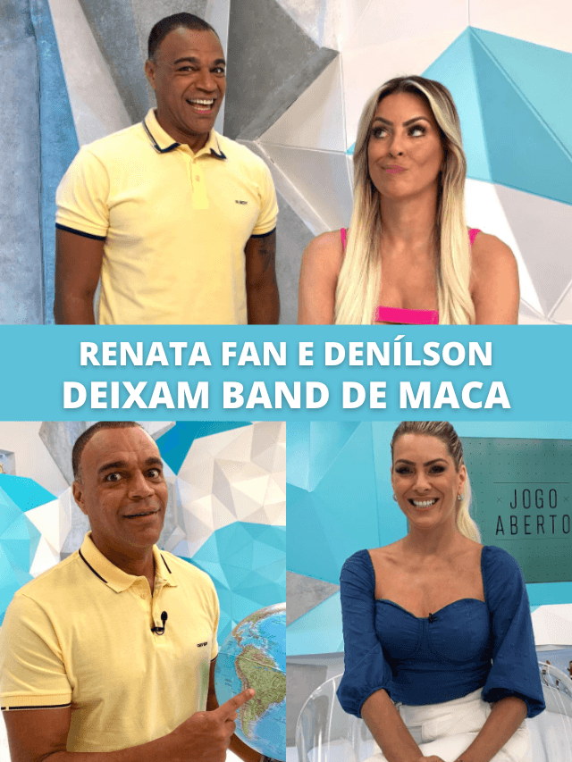 Renata Fan e Denílson passam mal e deixam Jogo Aberto de maca