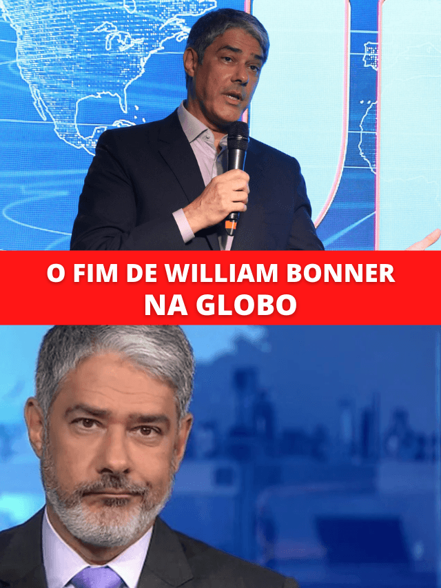 Fim de William Bonner na Globo após décadas