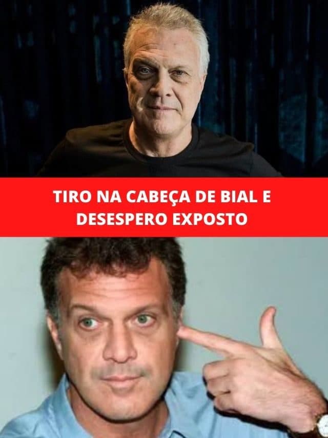 Tiro na cabeça de Bial e desespero exposto