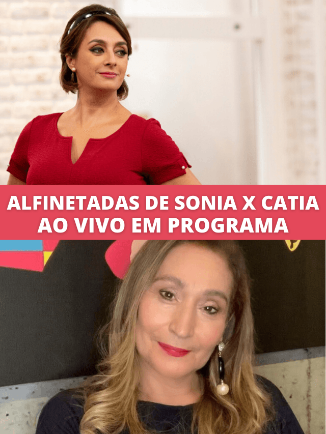 Sonia Abrão e Catia Fonseca se estranham e trocam farpas ao vivo