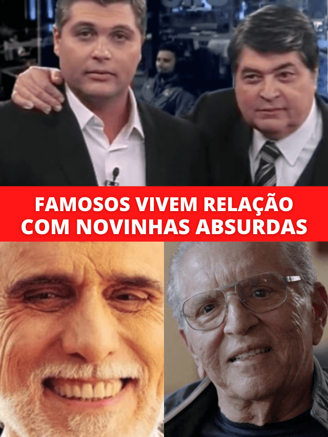 Datena, Carlos Alberto e Erasmo: famosos vivem relação com novinhas