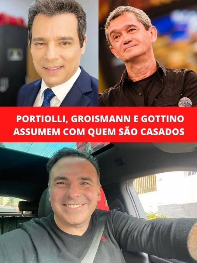 Portiolli, Groismann e Gottino assumem com quem são casados