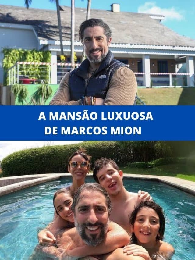 A mansão luxuosa de Marcos Mion