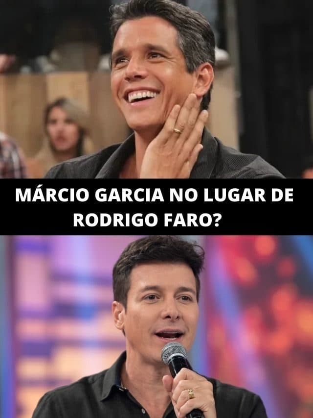 Márcio Garcia no lugar de Rodrigo Faro