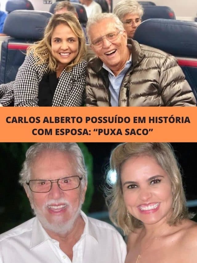 Carlos Alberto possuído em história com esposa: “Puxa saco”