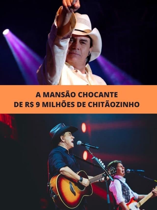 A mansão chocante de R$ 9 milhões de Chitãozinho