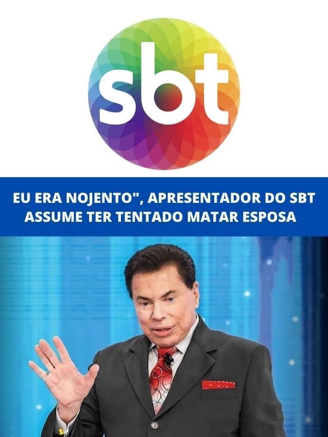 “Eu era nojento”, apresentador do SBT assume ter tentado matar esposa