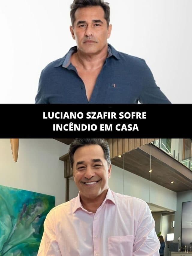 Luciano Szafir sofre incêndio em casa, queima parte do corpo e desmaia
