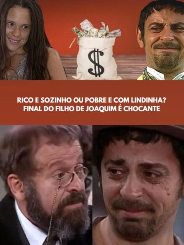 Rico e sozinho ou pobre e com Lindinha? Final de Januário é chocante