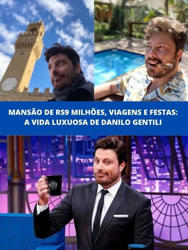Mansão de 9 milhões, viagens e festa:A vida luxuosa de Danilo Gentili