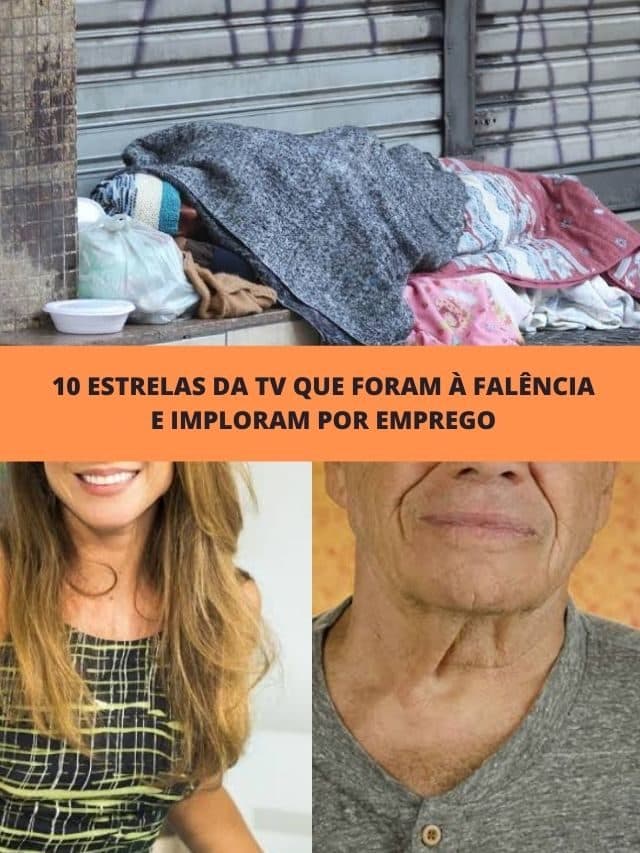 10 estrelas da TV que foram à falência e imploram por emprego