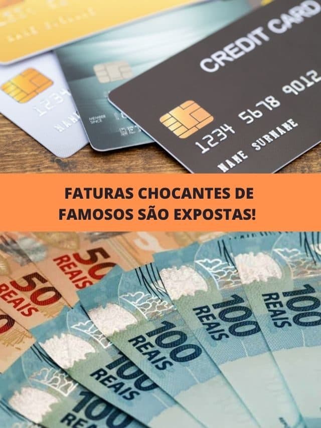 Faturas chocantes de famosos são expostas!