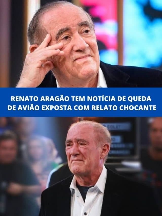 Renato Aragão tem notícia de queda de avião exposta e relato chocante