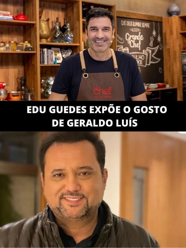 Edu Guedes confirma do que Geraldo Luís gosta e expõe: “Grudadinho”