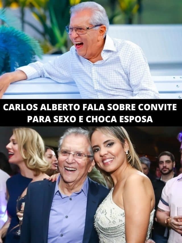 Carlos Alberto fala sobre convite para sexo a três e esposa reage