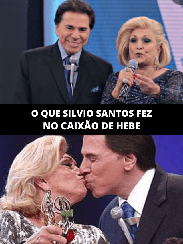 Beijo na boca e perdão: o que Silvio Santos fez no caixão de Hebe