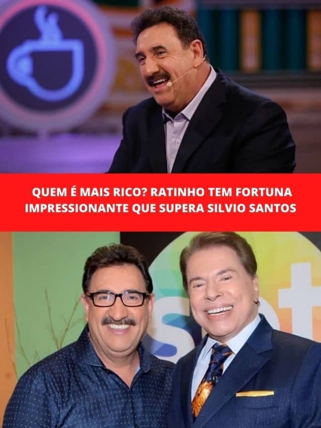 Ratinho tem fortuna impressionante que supera Silvio Santos