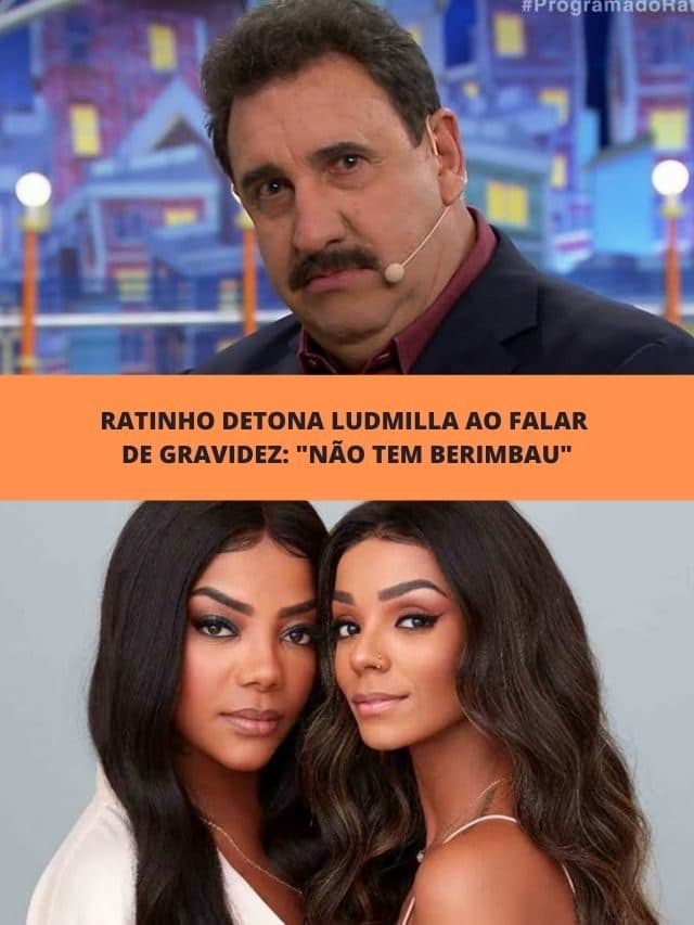 Ratinho detona Ludmilla ao falar de gravidez: “Não tem berimbau”