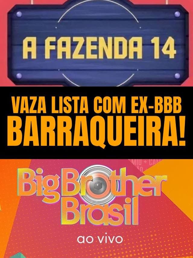 Vaza lista de nomes da A Fazenda 14