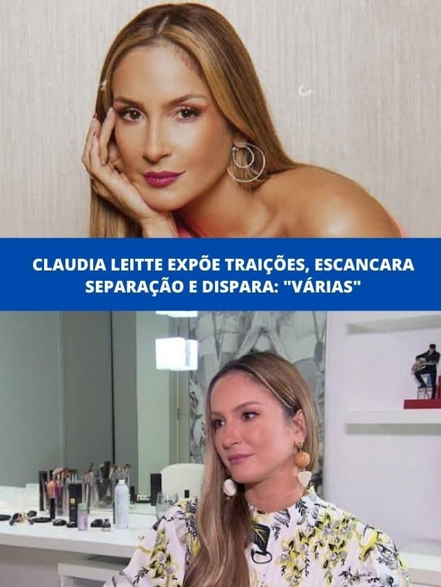 Claudia Leitte expõe traições, escancara separação e dispara: “várias”
