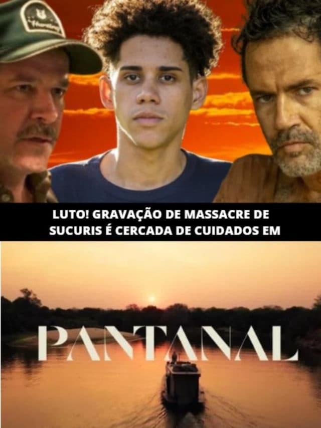 Luto – Gravação de massacre de sucuris é cercada de cuidados
