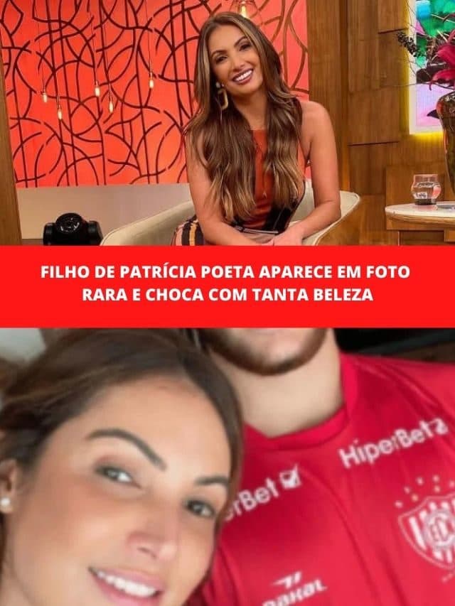 Filho de Patrícia Poeta aparece em foto rara e choca com tanta beleza