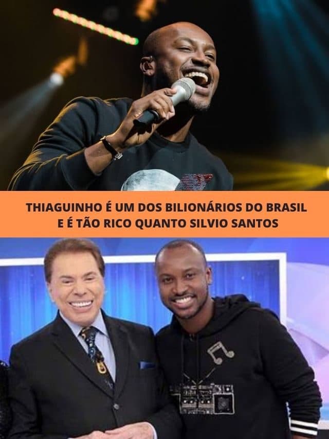 Thiaguinho é bilionário e tão rico quanto Silvio Santos
