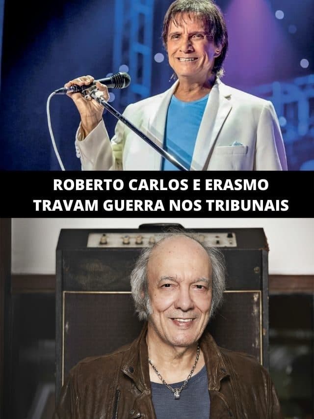 Roberto Carlos e Erasmo travaram guerra nos tribunais e surpreenderam