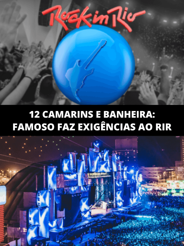 Equipe de 70, 12 camarins e banheira: famoso exige absurdos no RIR