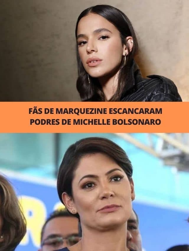 Fãs de Marquezine escancaram podres de Michelle Bolsonaro