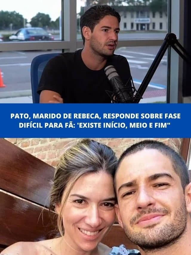 Pato, marido de Rebeca, responde sobre fase difícil para fã