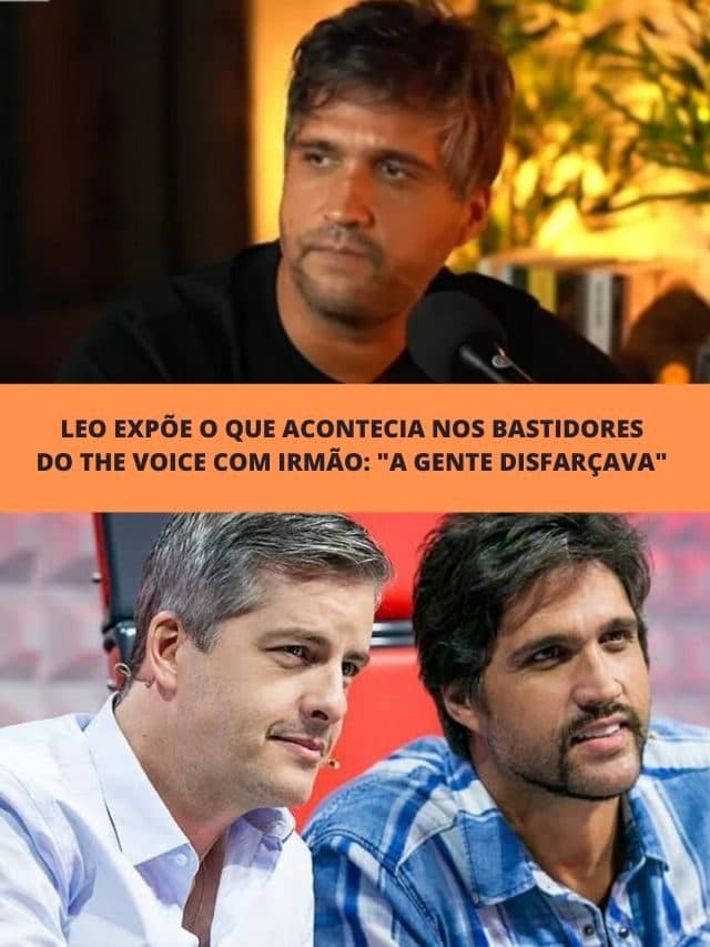 Leo expõe o que acontecia nos bastidores do The Voice com irmão