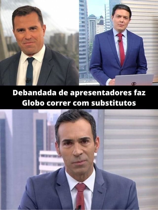 Bocardi, Alan e Tralli: debandada faz Globo correr com substitutos