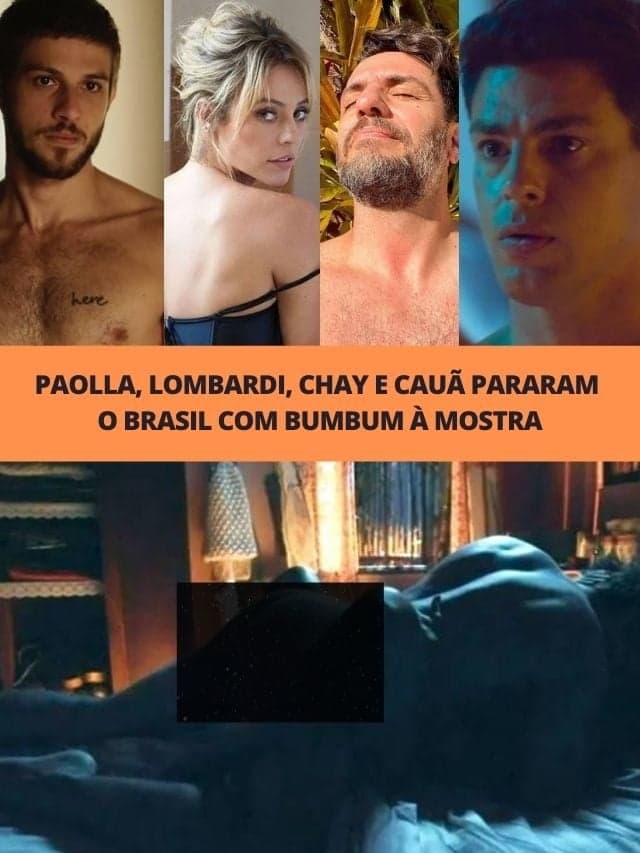 Paolla, Lombardi, Chay e Cauã pararam o Brasil com bumbum à mostra