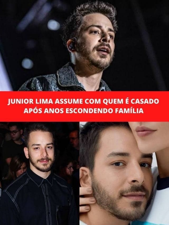 Junior Lima assume com quem é casado após anos escondendo família