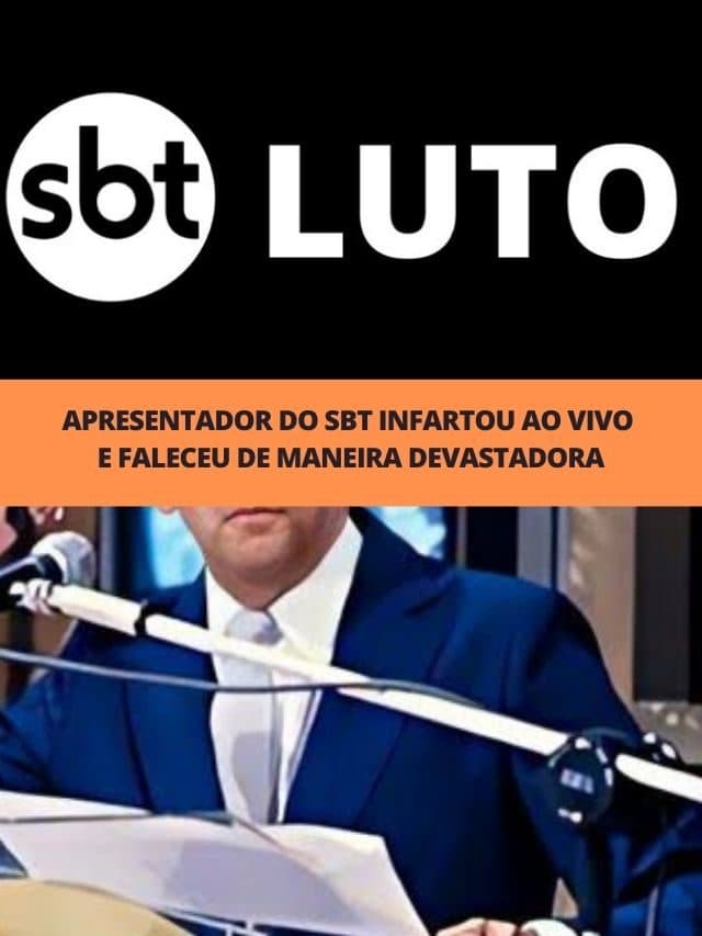 Apresentador do SBT infartou ao vivo e faleceu de maneira devastadora