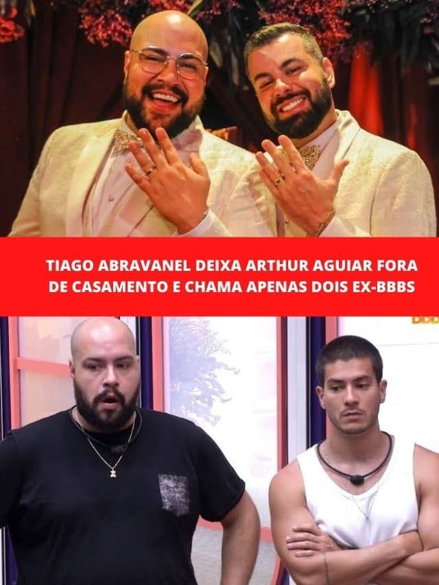 Tiago Abravanel deixa Arthur fora de casamento e chama dois Ex-BBBs