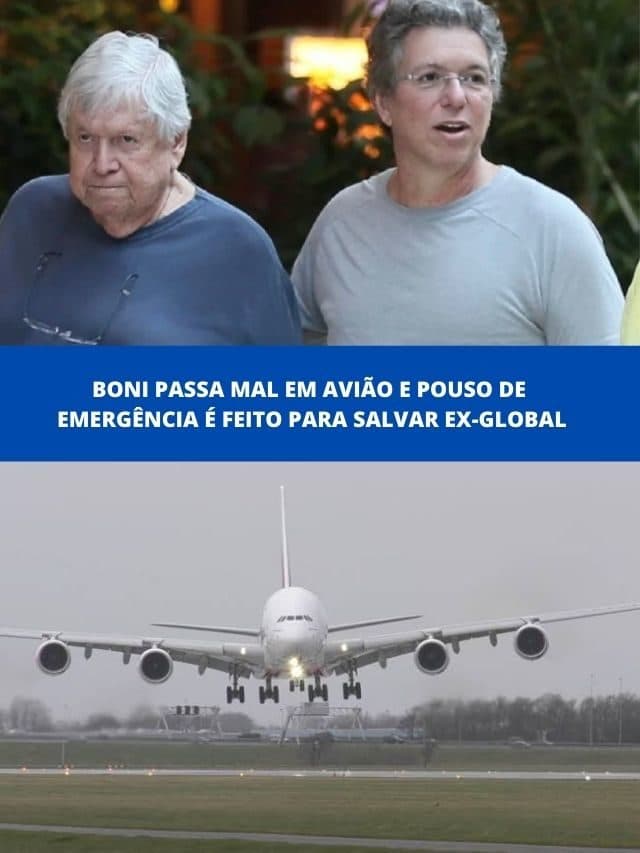 Boni passa mal em avião e pouso de emergência é feito