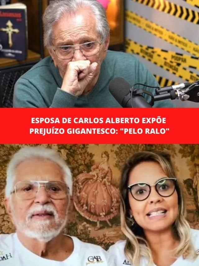 Esposa de Carlos Alberto expõe prejuízo gigantesco: “Pelo ralo”