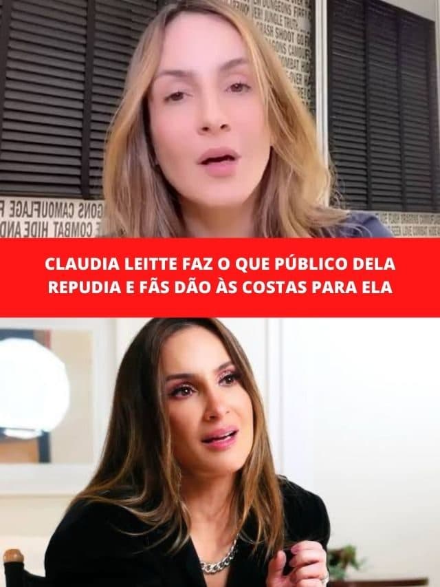 Claudia Leitte faz o que público repudia e fãs dão às costas para ela