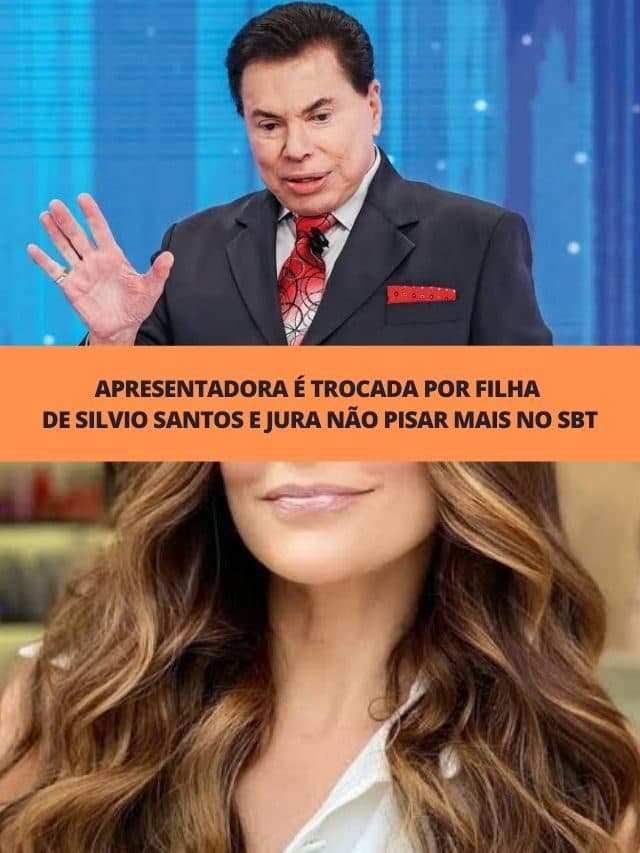 Apresentadora é trocada por filha de Silvio e jura não pisar no SBT