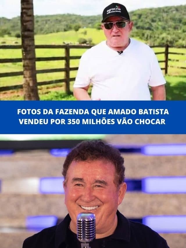Fotos da fazenda que Amado Batista vendeu por 350 milhões vão chocar